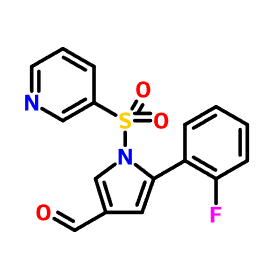 881677-11-8 1 H-Pyrrole-3-carboxaldehyde, 5-(2-fluorophenyl)-1-(3-pyridinylsulfonyl)-