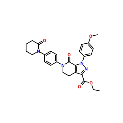 CAS 503614-91-3|1-(4-Methoxyphenyl)-7-oxo-6-[4-(2-oxopiperidin-1-yl)phenyl]{{8} },5,6,7-tetrahydro-1H-pyrazolo[3,4-c]pyridin-3-este etylic axit cacboxylic