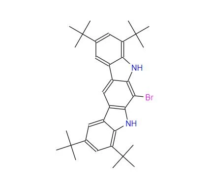 CAS:1688665-93-1丨6-bromo-2,4,8,10-tetra-tert-butyl-5,7-dihydroindolo[2,{ {11}}b]carbazol